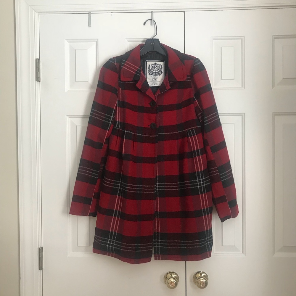 Plaid Dress Coat